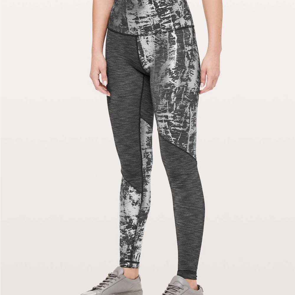 Lululemon Athletica Wunder Under High Rise Foil